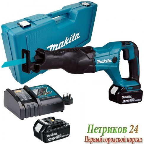 Аккумуляторная сабельная пила Makita DJR186RFE