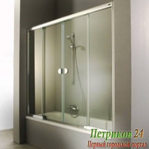 Шторка для ванны Huppe 2002 400019.055.322 белый/стекло