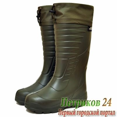 Сапоги мужские Nordman Active из ЭВА с манжетами утепленные ПЕ-5 УММ олива