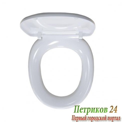 Сиденье с крышкой для унитаза Santek ЦЕЗАРЬ WH106921 белое