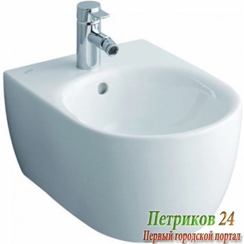 Биде подвесное стандартное KERAMAG iCon 234000000 белый