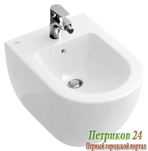 Биде подвесное Villeroy&Boch Subway 74000001 alpin