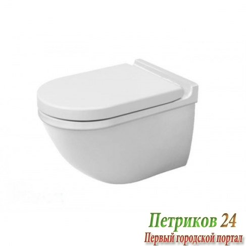 Унитаз подвесной Duravit STARCK3 22260900001-WG белый