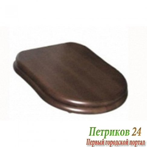 Крышка-сиденье Villeroy&Boch HOMMAGE 99266100 орех/хром