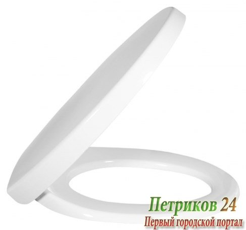 Сиденье с крышкой для унитаза Villeroy&Boch AVEO NEW GENERATION 9M57S1R2 старвайт/сталь