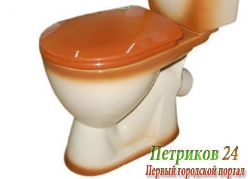 Сиденье с крышкой для унитаза Rosa ЛИРА Вн Кзп166 коричневое