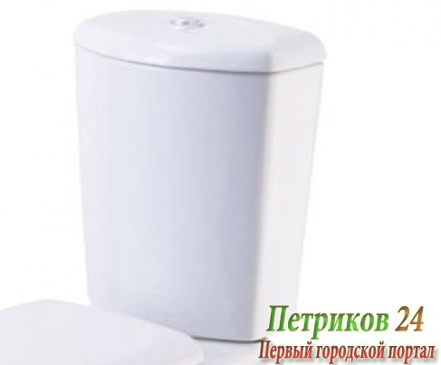 Бачок для унитаза без крышки Rosa КОМФОРТ Вн Кзп64 белый