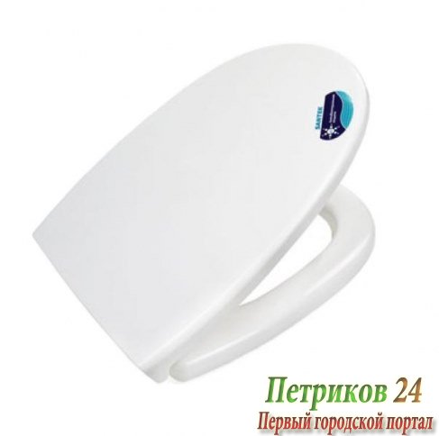 Сиденье с крышкой для унитаза Santek ИРИС WH106906 белое