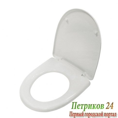 Сиденье с крышкой для унитаза СПК Визит 1.8805.3.S01.20B.0 белый крап