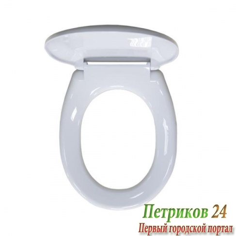 Сиденье с крышкой для унитаза Santek БРИЗ WH106901 белое