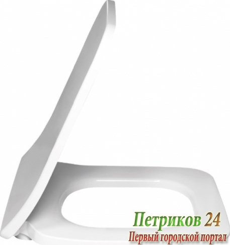 Сиденье с крышкой для унитаза Berges SLIM SO 016003 белое