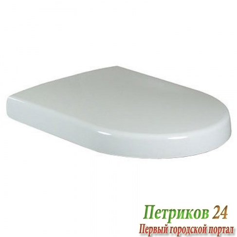 Сиденье с крышкой для унитаза Villeroy&Boch SUBWAY 2.0 9M68Q101 белый Альпин/хром