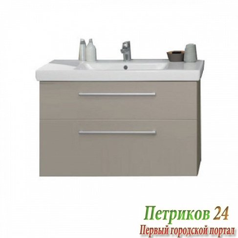 Комплект мебели Villeroy&Boch тумба 2DAY2 A99500E6 glossy taupe+раковина SUBWAY 2.0 7175A001