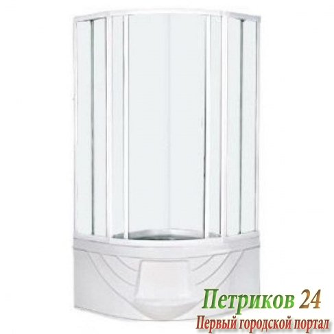 Душевая кабина Aqualux TM25B белый/матовое стекло