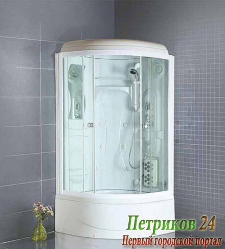 Душевая кабина Aqualux VICTORY белая AQ-507AT 95х95х220
