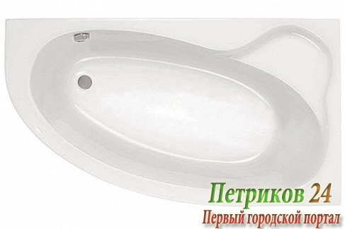 Ванна акриловая Santek ЭДЕРА WH111994 170х110 правая белая