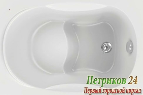 Ванна акриловая Albatros Рио 105*70 с сидением