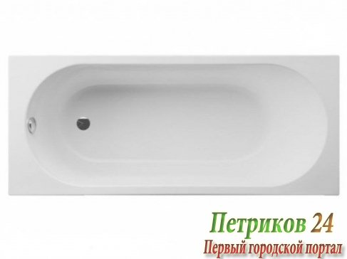 Ванна акриловая Villeroy&Boch O.NOVO UBA170CAS2V-01 170х75 белая