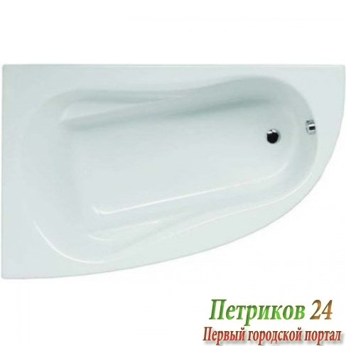 Ванна Vitra Comfort 160X100 52700001000 левосторонняя белый