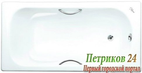 Ванна чугунная MARONI COLOMBO 160*75 с ручками + комплект ножек