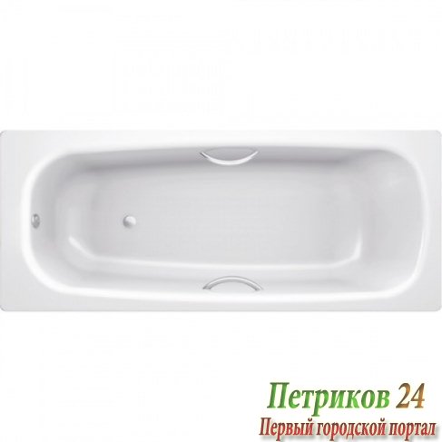 Ванна стальная BLB UNIVERSAL HG B75H handles 170х75 беля