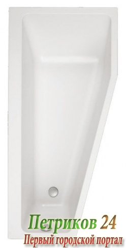 Ванна угловая Villeroy&Boch SUBWAY UBA178SUB3REV-01 170х80 DX белая