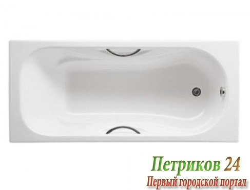 Ванна чугунная Roca MALIBU 72310G000R 160х75 с отв. под ручки