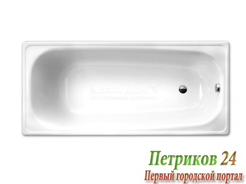 Ванна стальная эмалированная WHITE WAVE CLASSIC 170х75
