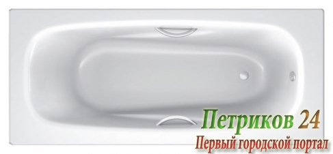 Стальная ванна BLB Anatomica B75L handles