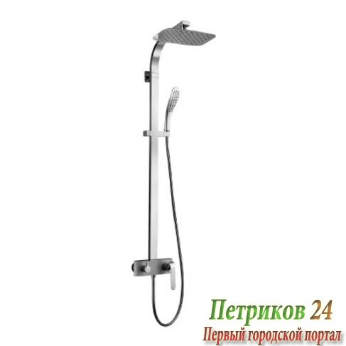 Душевая стойка Lemark MELANGE LM4960CW белый хром