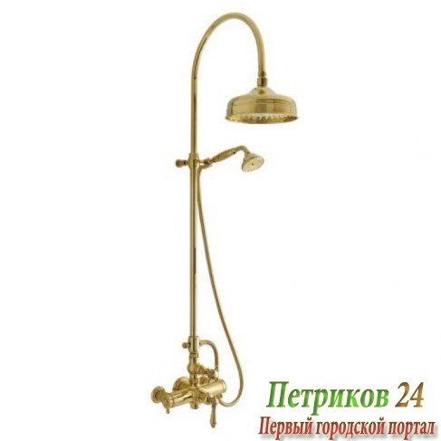 Душевая стойка Nicolazzi 5712WS.GB20 золотая латунь