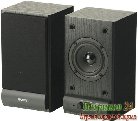 Колонки SVEN SPS-607 дерево черный
