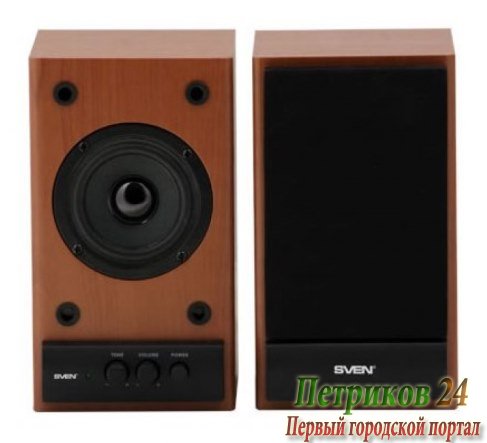 Колонки SVEN SPS-607 2.0 темное дерево 6Вт