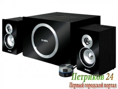 Колонки SVEN MS-1085 2.1 черный 46Вт
