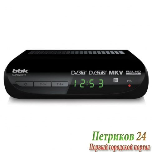 Ресивер BBK SMP022HDT2 черный