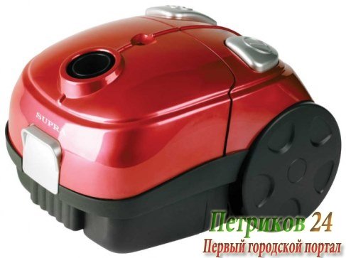 Пылесос с мешком Supra VCS-1602 red