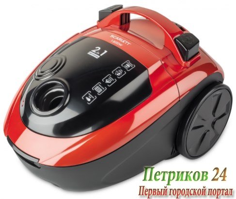 Пылесос с мешком Scarlett SC-VC80C88 красный