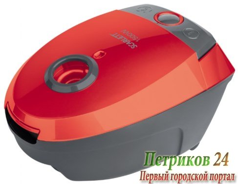 Пылесос с мешком Scarlett SC-VC80B07 красный