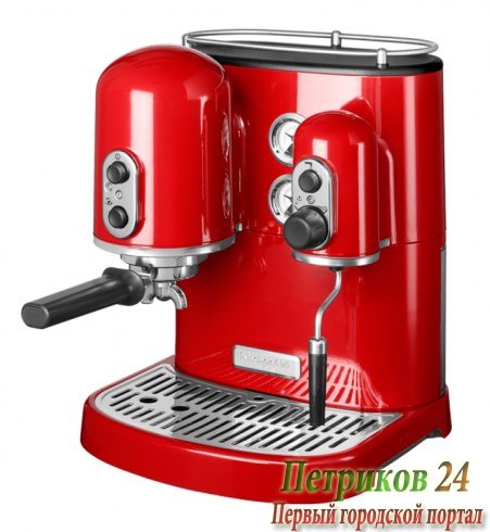 Кофеварка рожковая KitchenAid 5KES2102EER 2 бойлера, красная