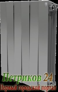 Радиатор отопления Royal Thermo PianoForte 500/Silver Satin (8 секц.)