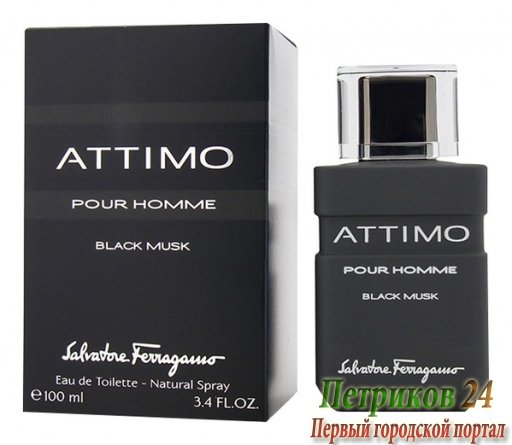 Salvatore Ferragamo Attimo Black Musk Pour Homme men