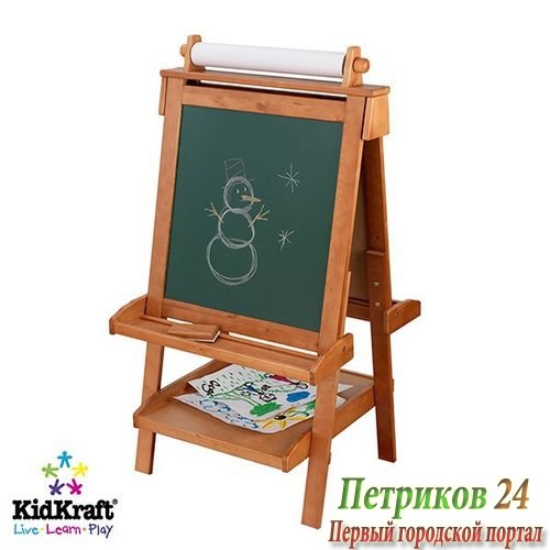 Детский двусторонний мольберт 