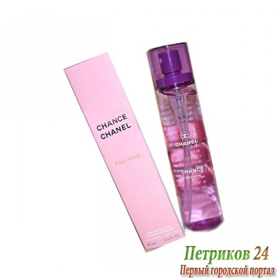 Туалетная вода миниатюра Chanel Chance Eau Vive для женщин 80 мл