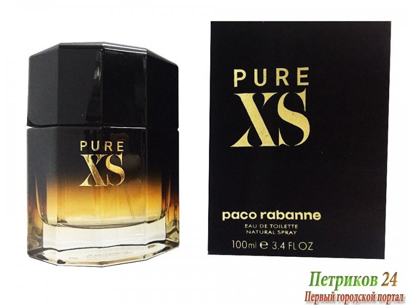 Paco Rabanne Pure XS men 100 ml edt (черный)