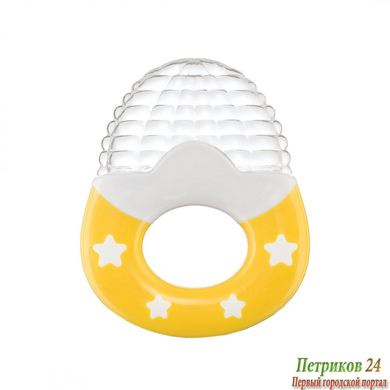 Прорезыватель силиконовый yellow