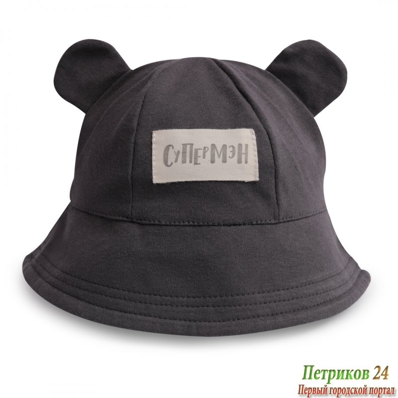 Панама детская grey