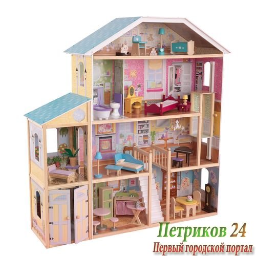 Большой кукольный дом для Барби 