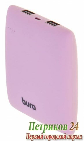 Мобильный аккумулятор BURO RA-7500PL-PK Pillow розовый