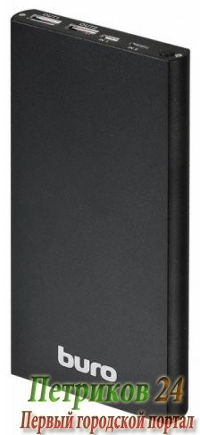 Мобильный аккумулятор BURO RA-12000-AL-BK черный