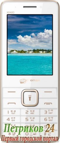 Мобильный телефон Micromax X2420 white champagne